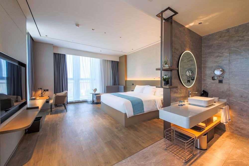 Premier Doppel Zimmer mit Stadtblick Howard Johnson By Wyndham Longxiang Hotel Ningbo