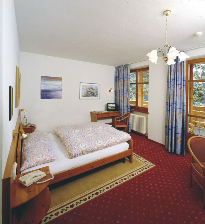 Standard Doppel Zimmer mit Balkon und mit Bergblick Hotel Waldheim Belvedere
