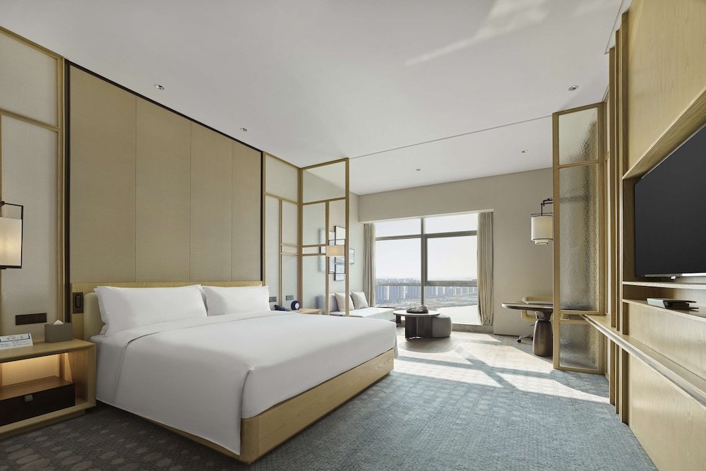 Standard Doppel Zimmer mit Seeblick Hilton Suzhou Yinshan Lake