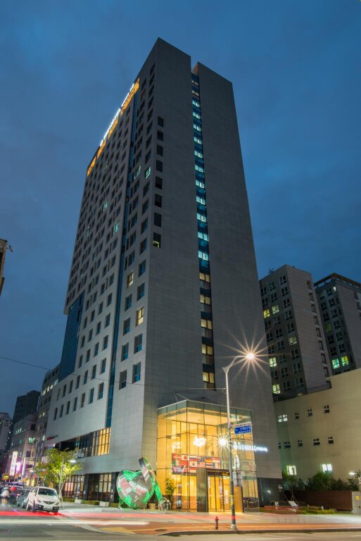 Кровать в общем номере IBC Hotel Dongdaemun