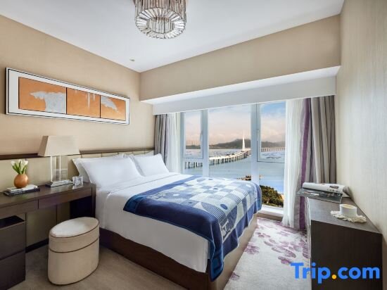 Люкс Deluxe Дуплекс с 2 комнатами с балконом Savills Residence Daxin Shenzhen Bay