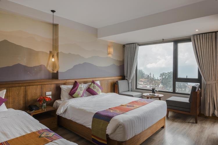 Standard Family room with mountain view Sapa Panorama Hotel