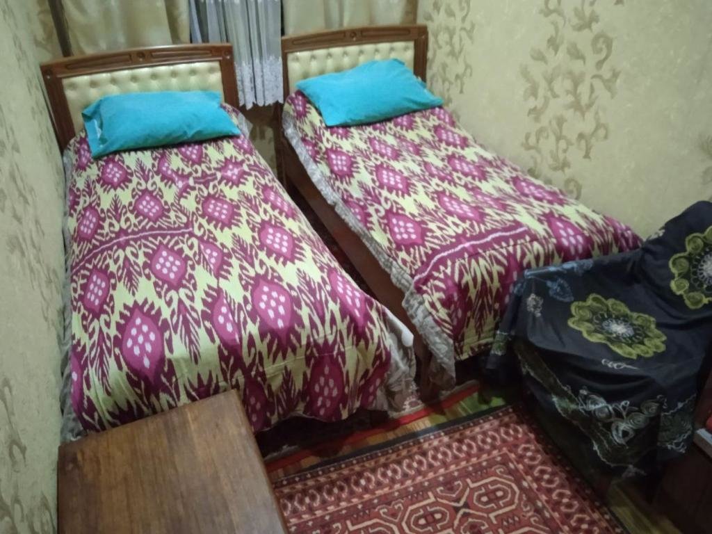 Кровать в общем номере Hostel Gulsara