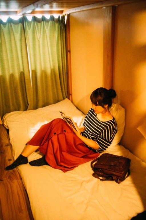 Bett im Wohnheim (Frauenwohnheim) Hida Takayama Guest House tau - Hostel