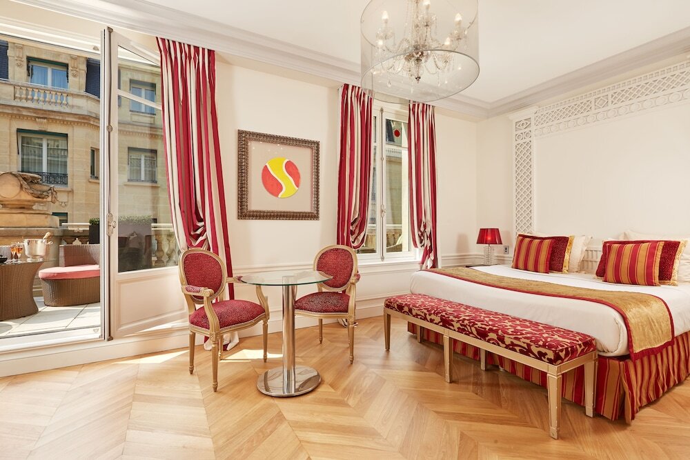 Апартаменты с 2 комнатами с видом на город Majestic Apartments Champs Elysées