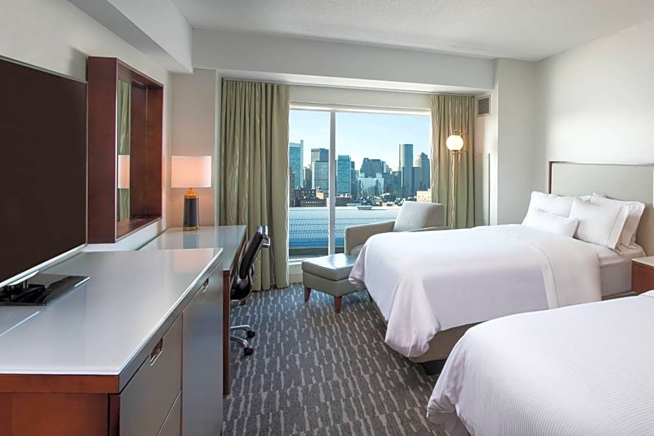 Standard Quadruple Family room with city view The Westin Boston Seaport District