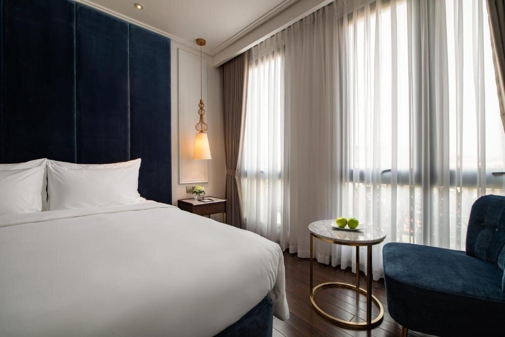 Premier double chambre Vue sur la ville Soleil Boutique Hotel Hanoi