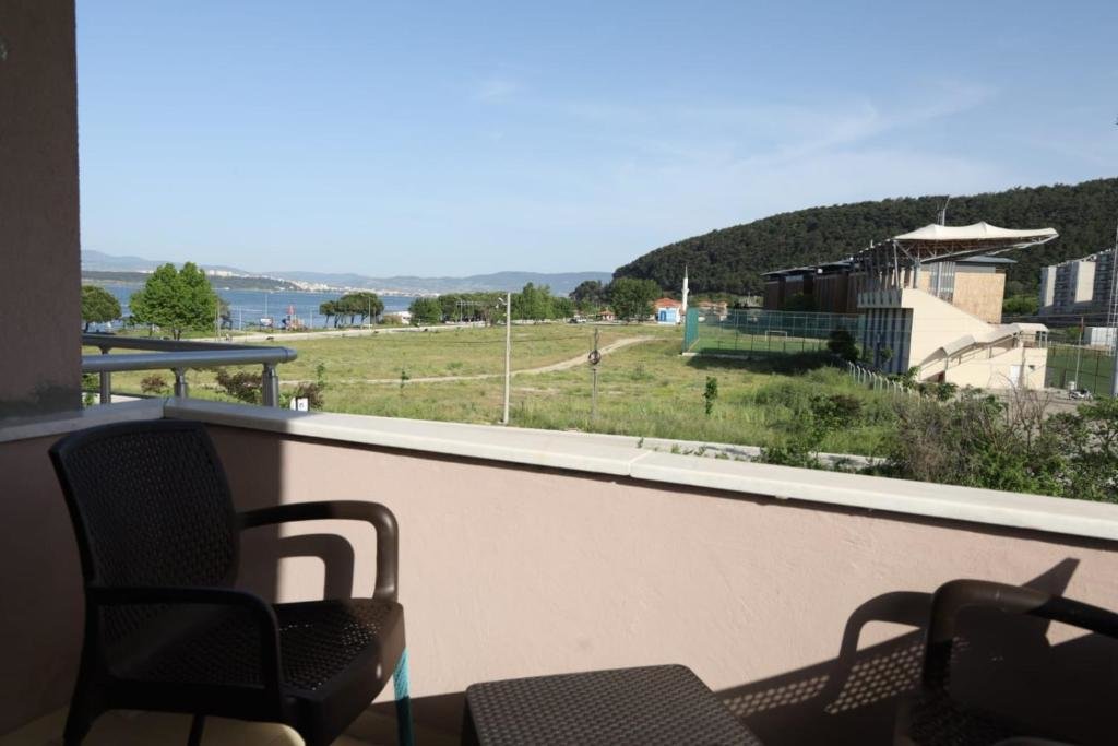 Standard Doppel Zimmer mit Balkon und mit Meerblick Eceabat Doğa Pansiyon-Hotel