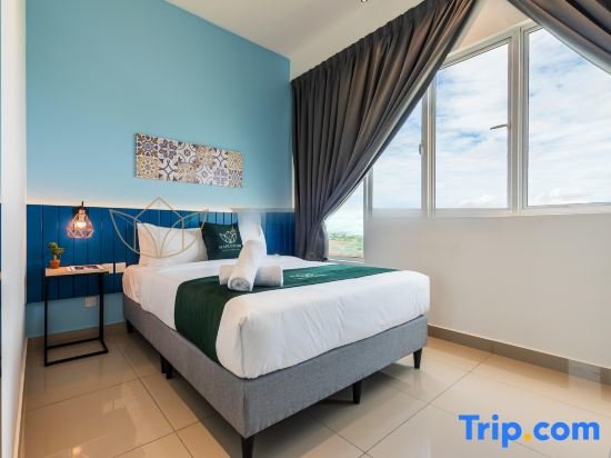 Люкс Deluxe с 2 комнатами с видом на город Amber Cove Premier Suites Melaka