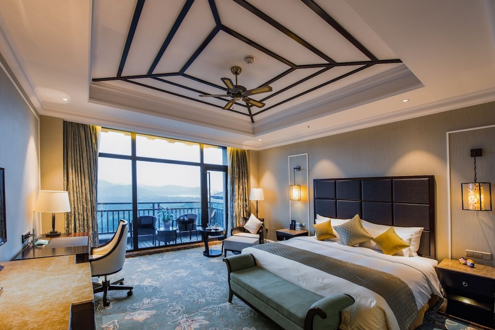 Deluxe double chambre avec balcon et Vue sur le lac Wuxi Tai Hu Hotel