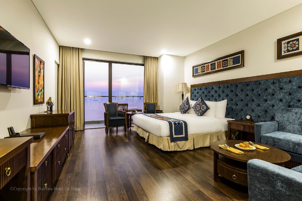 Premier double chambre avec balcon Balcona Hotel Da Nang
