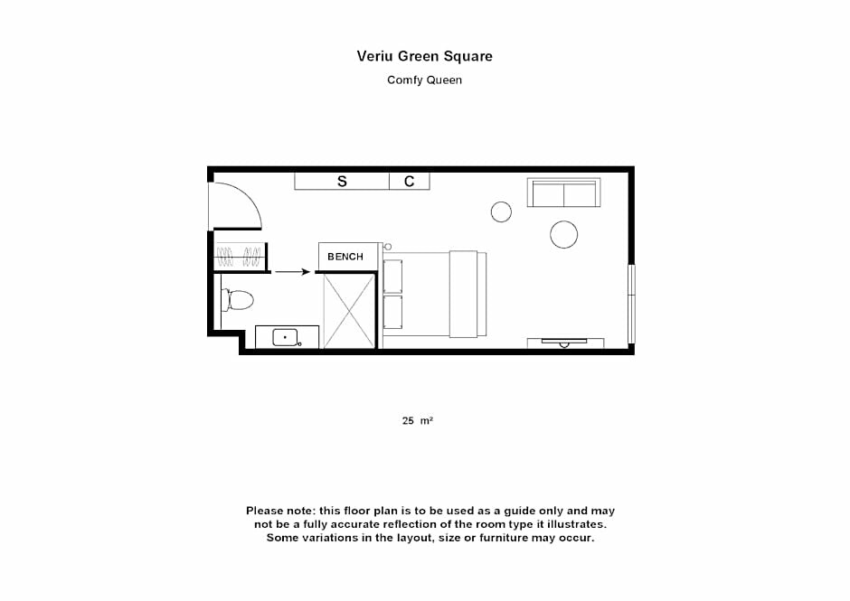 Standard double chambre Veriu Green Square