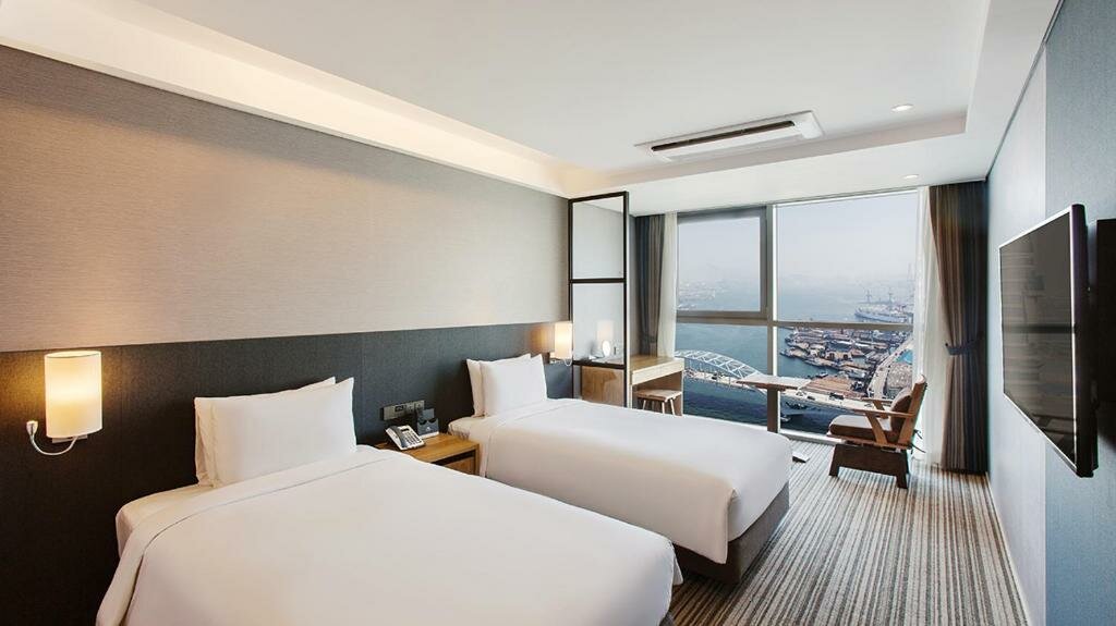Superior Double room with sea view Island Hotel Busan