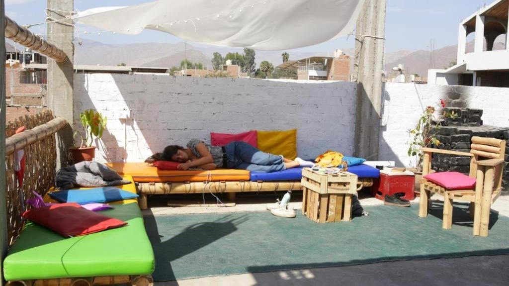 Кровать в общем номере Nanasqa Hostel en Nasca / Nazca