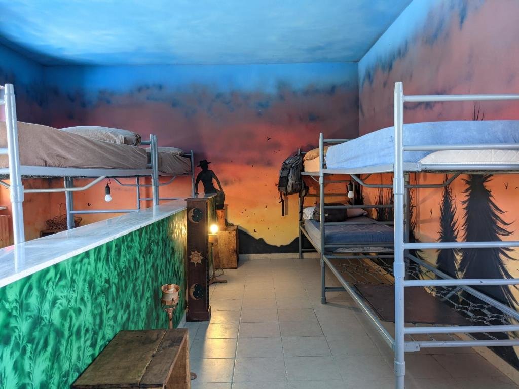 Cama en dormitorio compartido Rifugio Silone