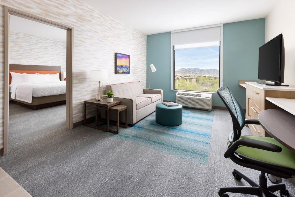 Двухместный люкс c 1 комнатой Home2 Suites By Hilton North Scottsdale Near Mayo Clinic
