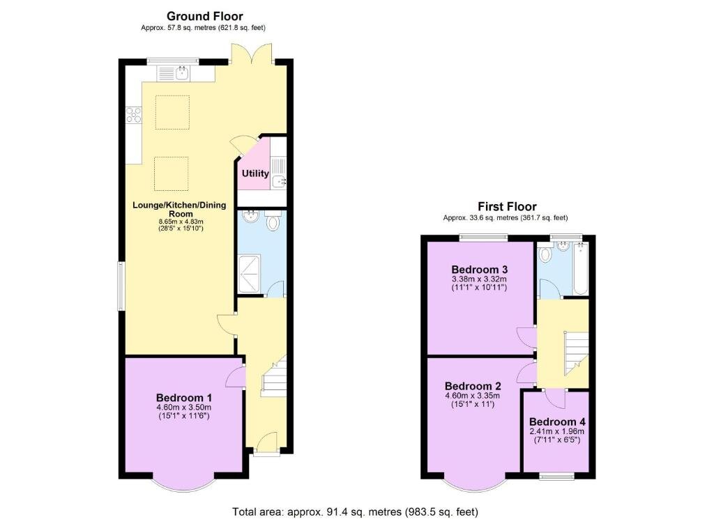 Коттедж Coventry Large Stylish 4 Bedroom House, Sleeps 8, Private Parking, by EMPOWER HOMES