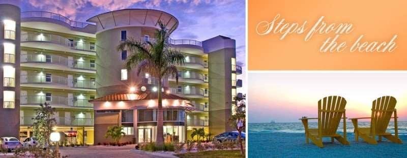 Люкс с красивым видом из окна Crystal Palms Beach Resort