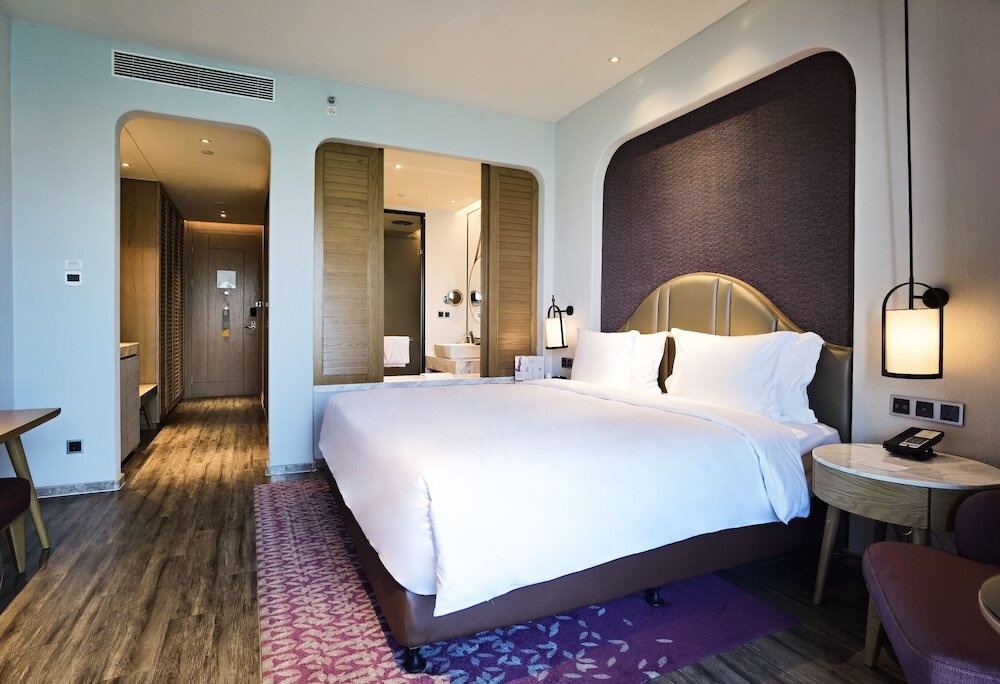 Premium chambre avec balcon et Vue mer Crowne Plaza Qingdao Oriental Movie Metropolis, an IHG Hotel