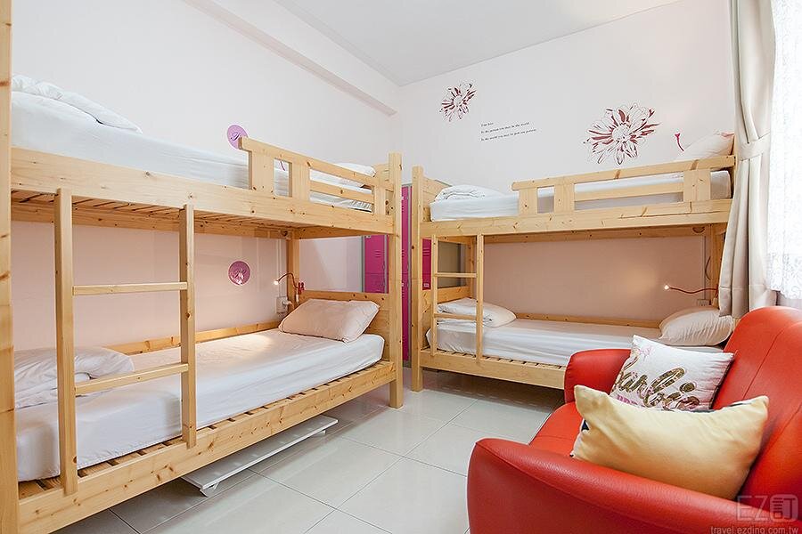 Кровать в общем номере (женский номер) Tainan Travel Inn - ChengGong Univ