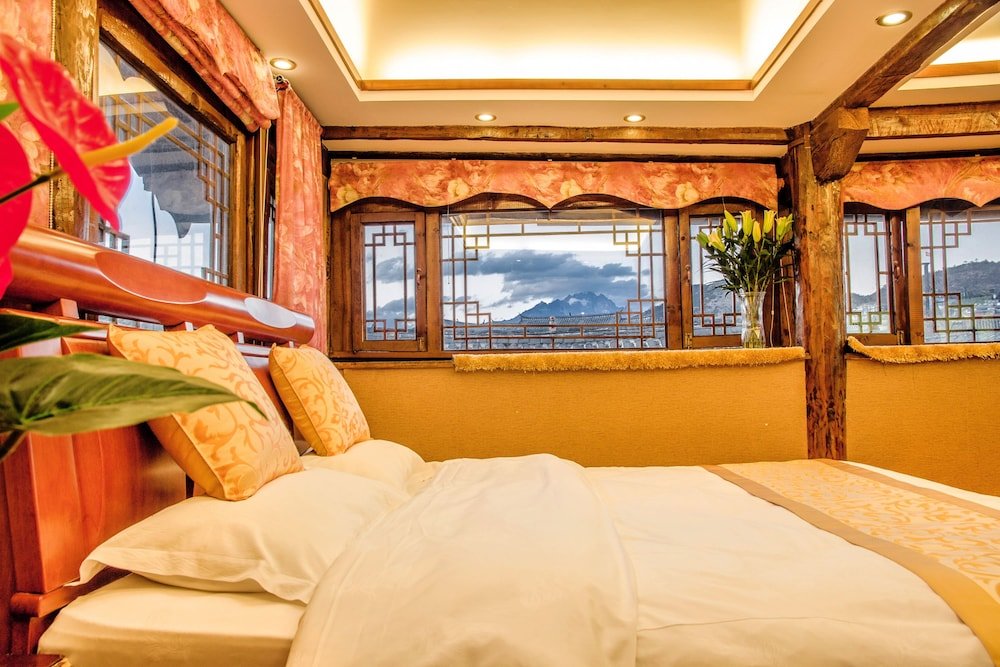 Familie Suite mit Bergblick Lijiang Xueshanyu Inn