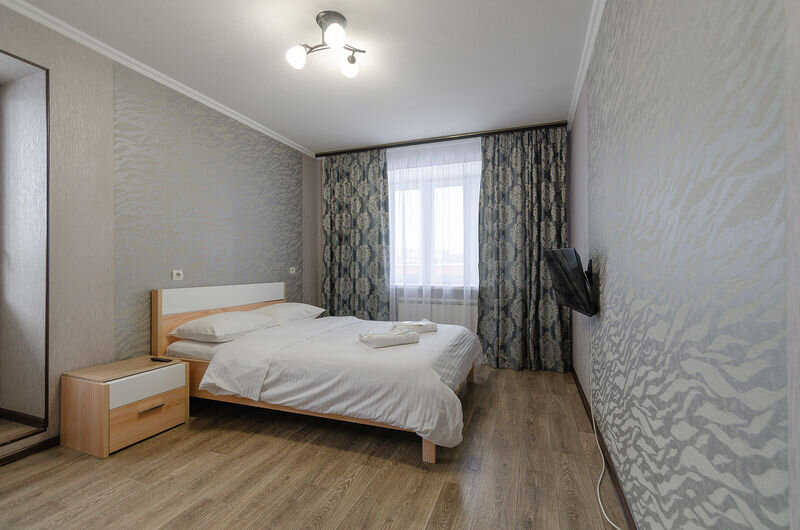 Cama en dormitorio compartido 2 dormitorios Wings Apartments on str. Heveschskaya, bld.7/2