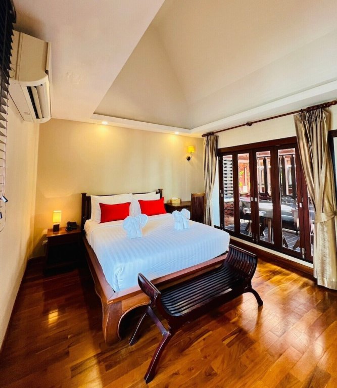 Standard Doppel Zimmer 1 Schlafzimmer mit Balkon Yotaka Boutique Hotel Bangkok