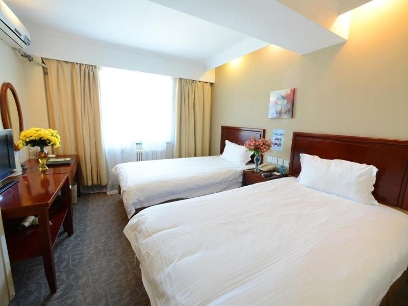 Deluxe room GreenTree Inn Guangxi Nanning Jiangnan Wanda Plaza Tinghong Road Express Hotel