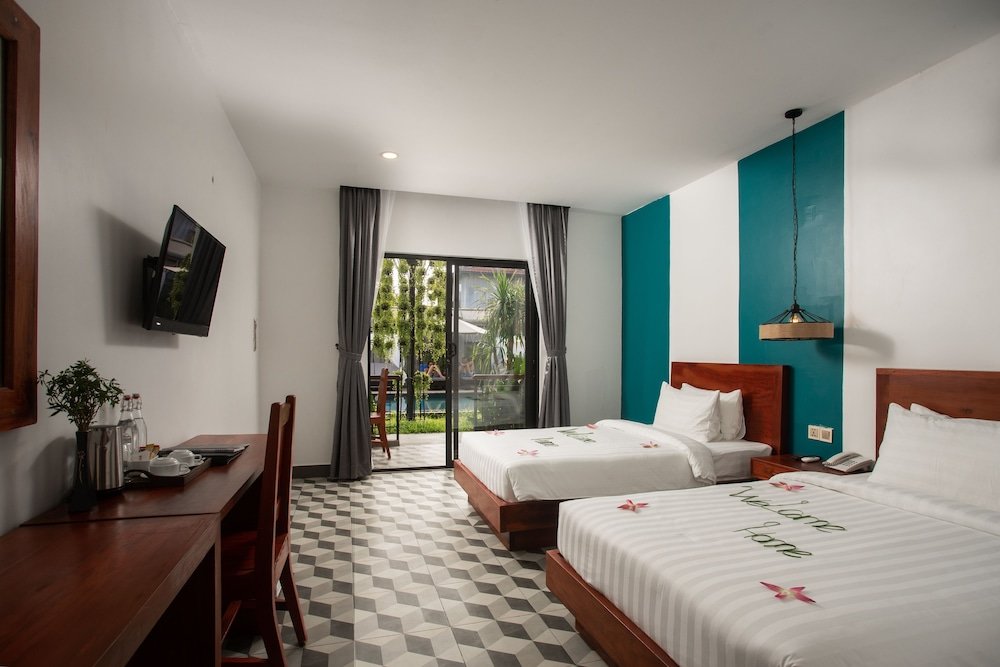 Люкс с 4 комнатами с балконом и с красивым видом из окна GZ Bliss D'Angkor Suites