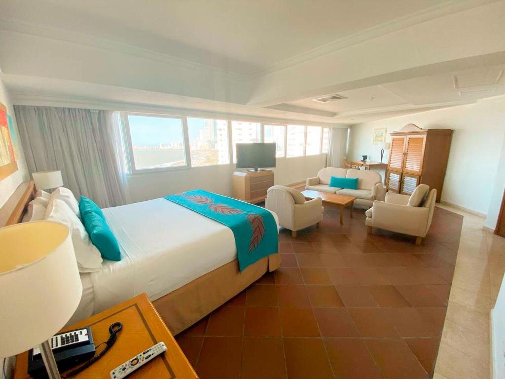 Номер Superior с видом на море Hotel Almirante Cartagena Colombia
