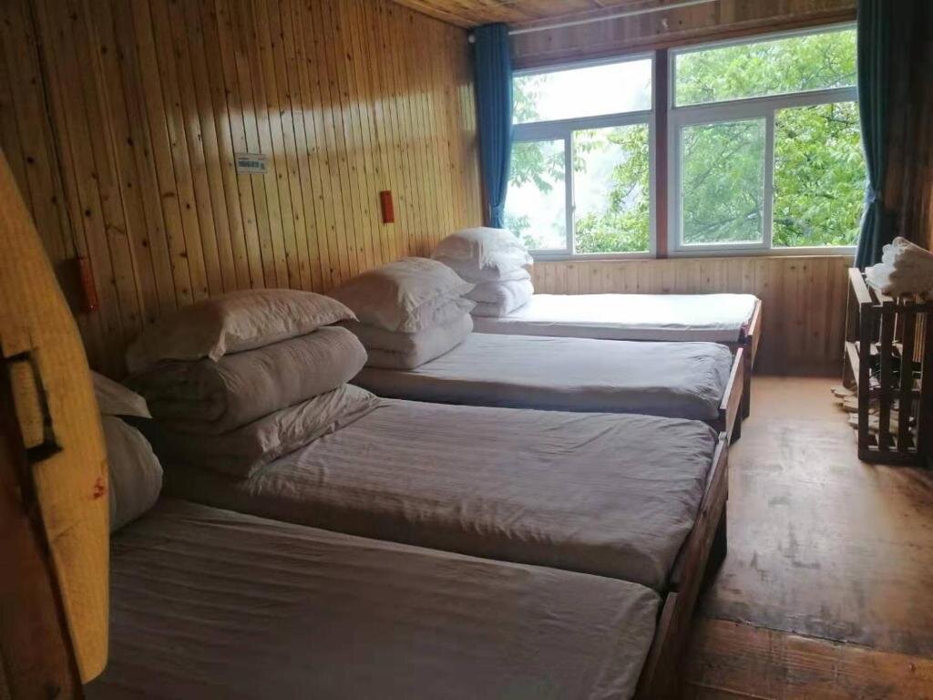 Кровать в общем номере Ancient Luke Hostel