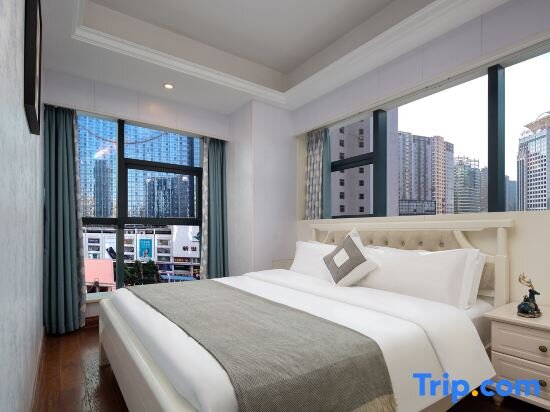 Suite Deluxe 2 camere con vista sulla città Changsha Xiangshuiwan Apartment