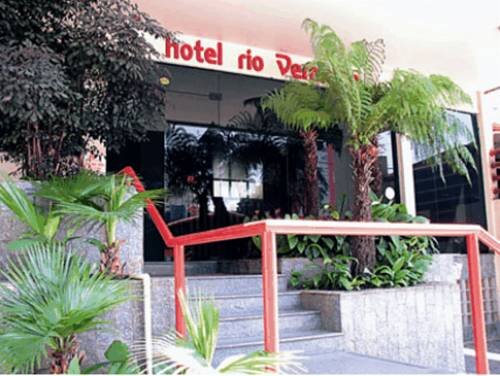 Кровать в общем номере Hotel Rio Vermelho