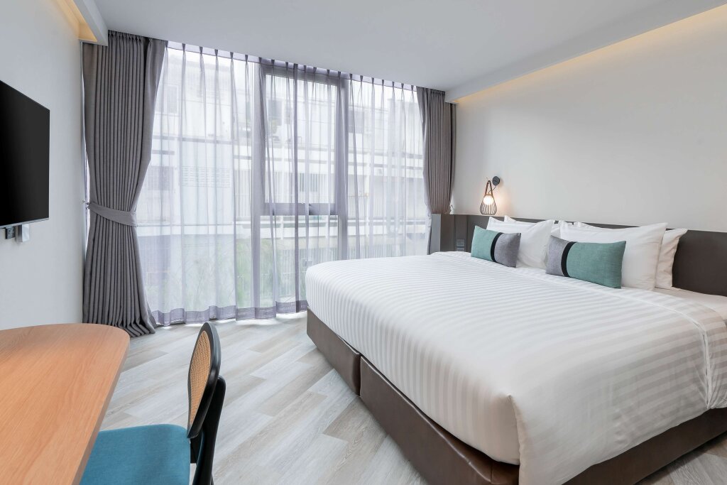 Habitación doble De lujo Seekers Finders Rama IV Hotel SureStay Collection