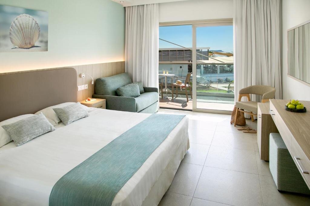 Doppel Zimmer mit eingeschränktem Meerblick Asterias Beach Hotel