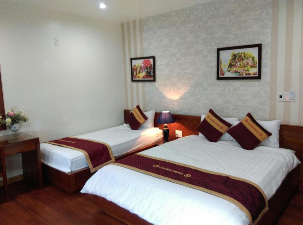 Superior Triple room with city view Golden Thai binh Hotel