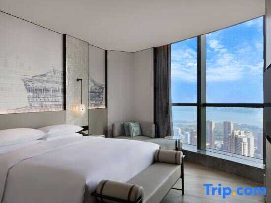Standard Zimmer mit Seeblick Wuhan Marriott Hotel Wuchang