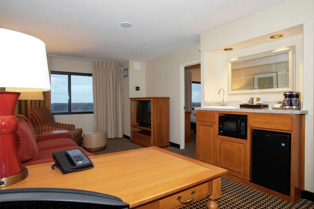 Люкс с 2 комнатами Hilton Suites Chicago/Oakbrook Terrace