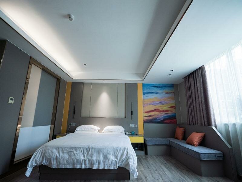 Habitación doble Estándar GreenTree Inn Meizhou Meijiang District Wanda Plaza Hotel