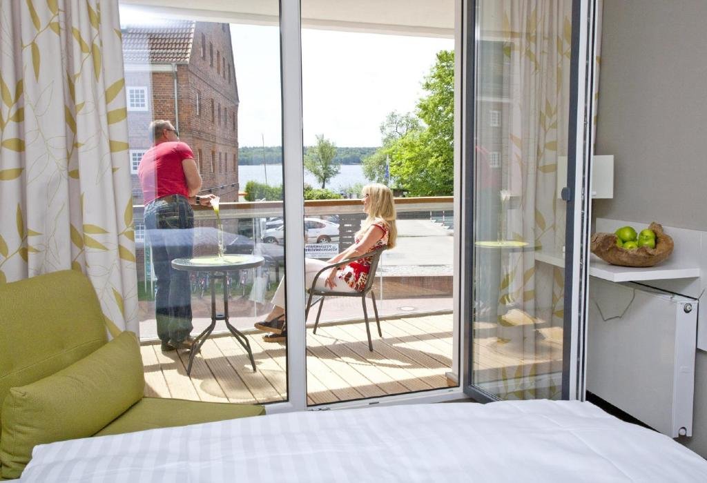 Standard Double room with balcony Radlon Fahrrad-Komfort-Hotel
