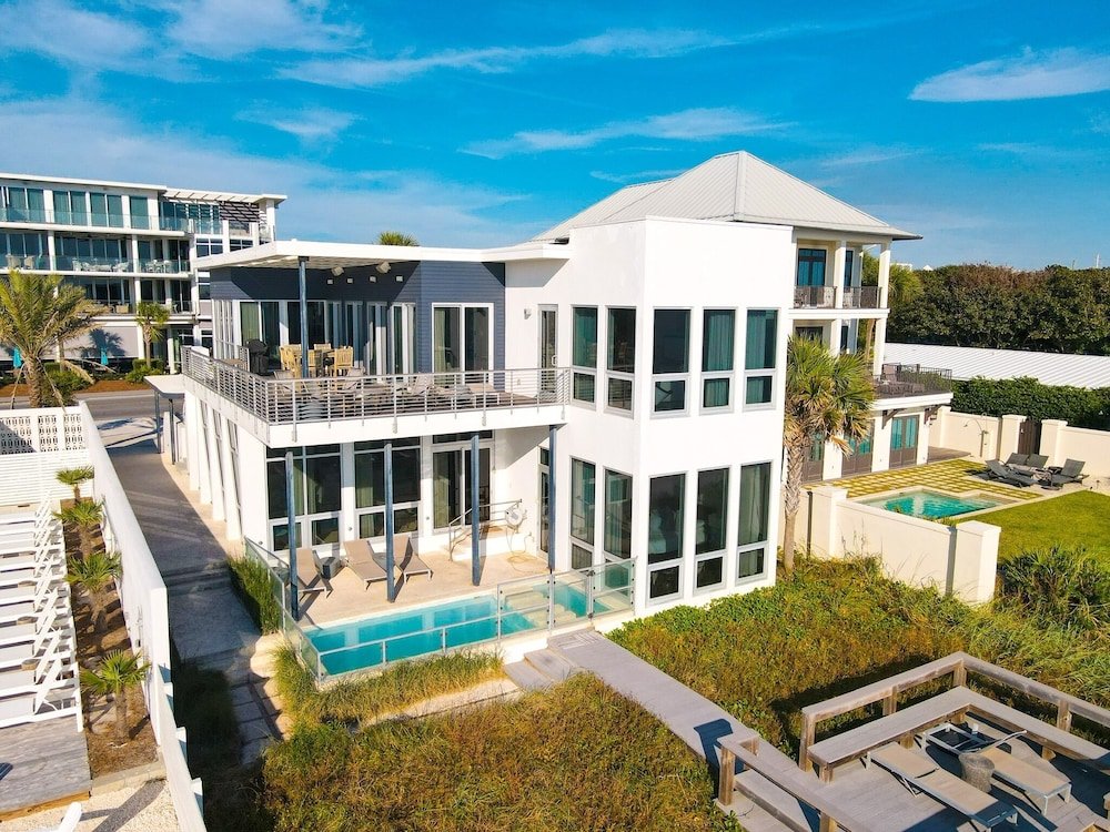 Cabaña "pinner House" Gulf Front Private Pool + Sitting Spa Seagrove Beach, Fl 5br 4.5bth 5 Bedroom Home by Redawning