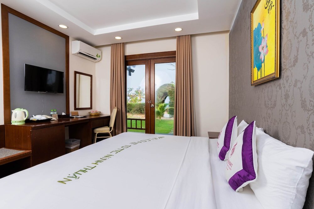 Deluxe Double room with ocean view TTC Resort Ninh Thuan