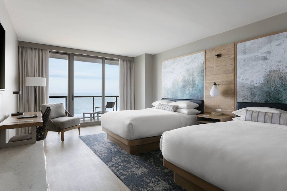 Standard Vierer Zimmer mit Balkon und mit Blick Marriott Virginia Beach Oceanfront Resort