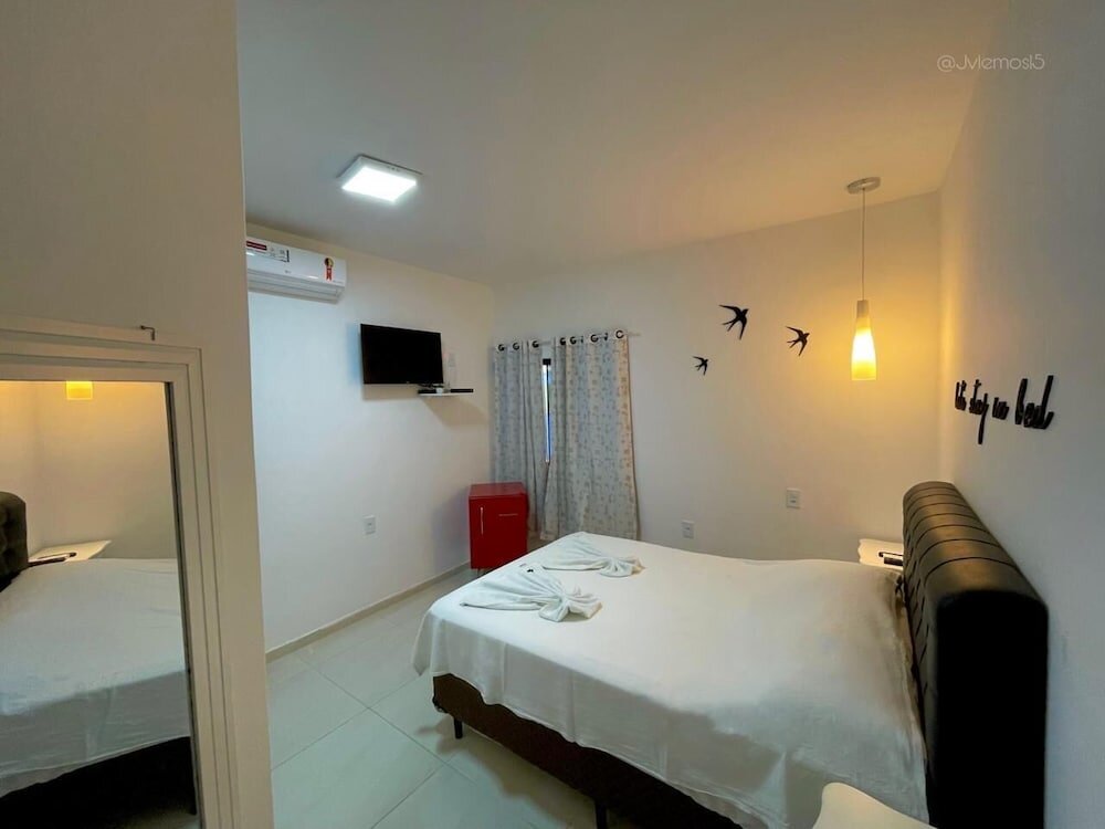 Standard Doppel Zimmer 1 Schlafzimmer mit Blick auf den Innenhof Pousada Toca dos Coelhos