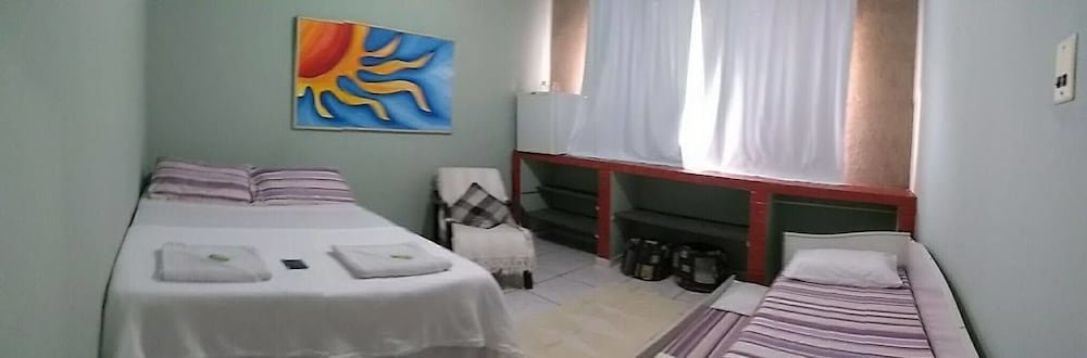 Кровать в общем номере (мужской номер) с видом на сад Saqua Beach Hostel
