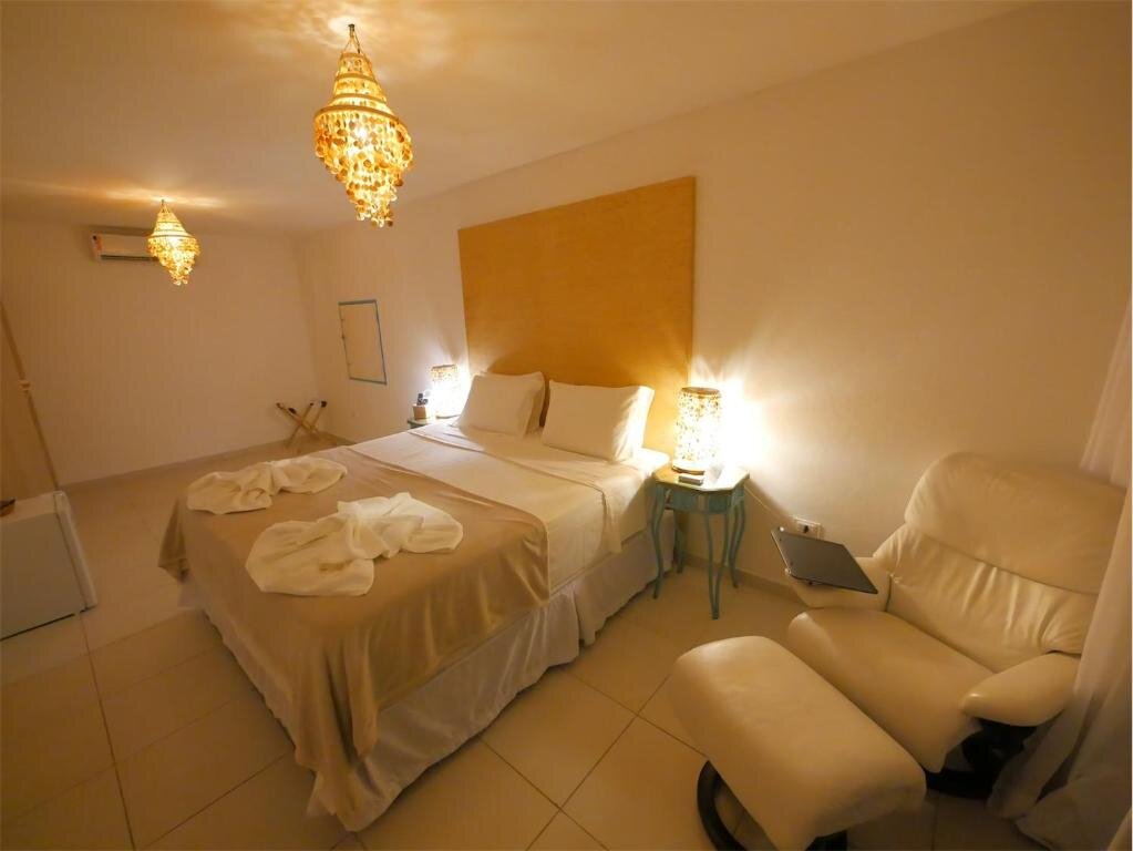 Deluxe double chambre avec balcon et Vue mer Pousada Paraíso Carneiros