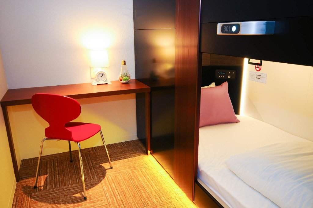 Lit en dortoir (dortoir féminin) Spa&Capsule Hotel Grandpark Inn Kitasenju
