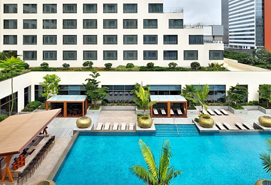 Одноместный номер Standard с видом на бассейн Sheraton Grand Bengaluru Whitefield Hotel & Convention Center