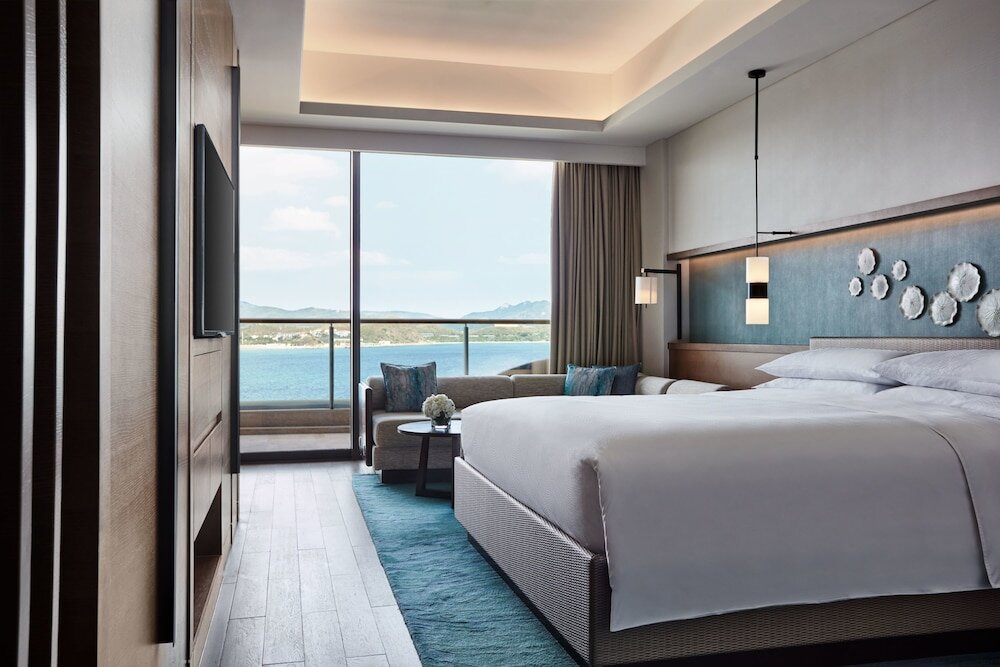 Habitación doble De ejecutivo con balcón y con vista al océano JW Marriott Hotel Sanya Dadonghai Bay