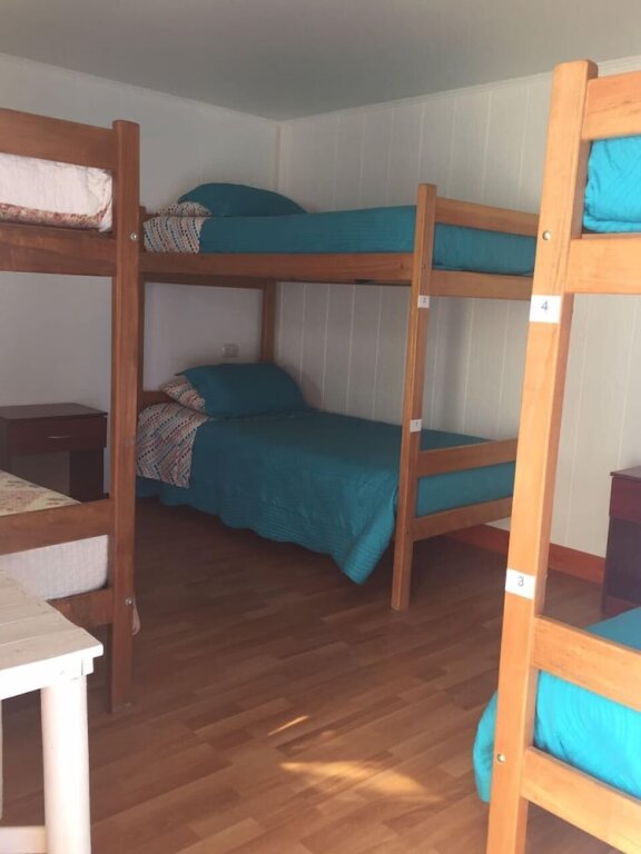 Кровать в общем номере Siete Colores Hostel